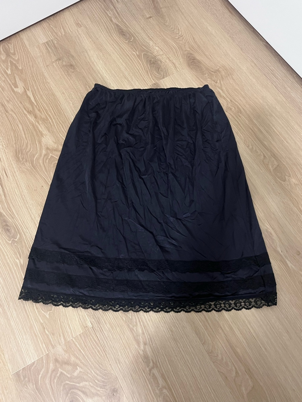 Black Lace Trim Half Slip - Women Intimates & Sleepwear